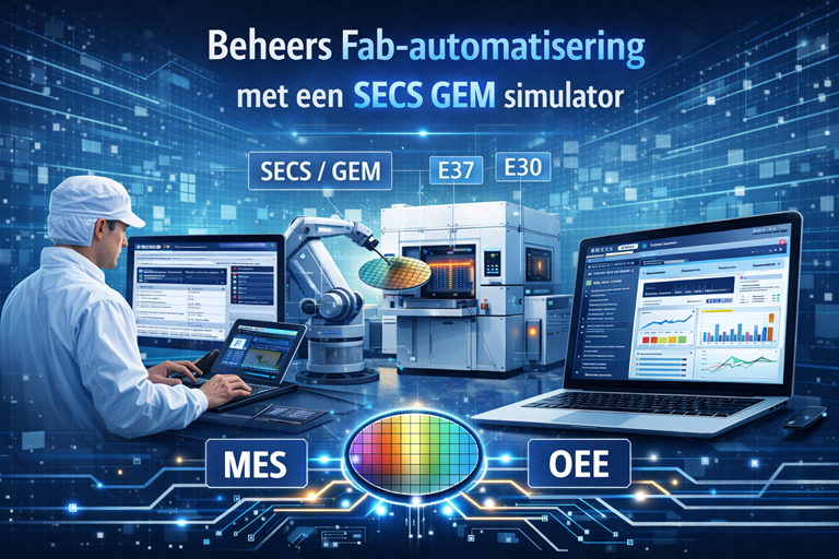 Beheers Fab-automatisering met een SECS GEM-simulator