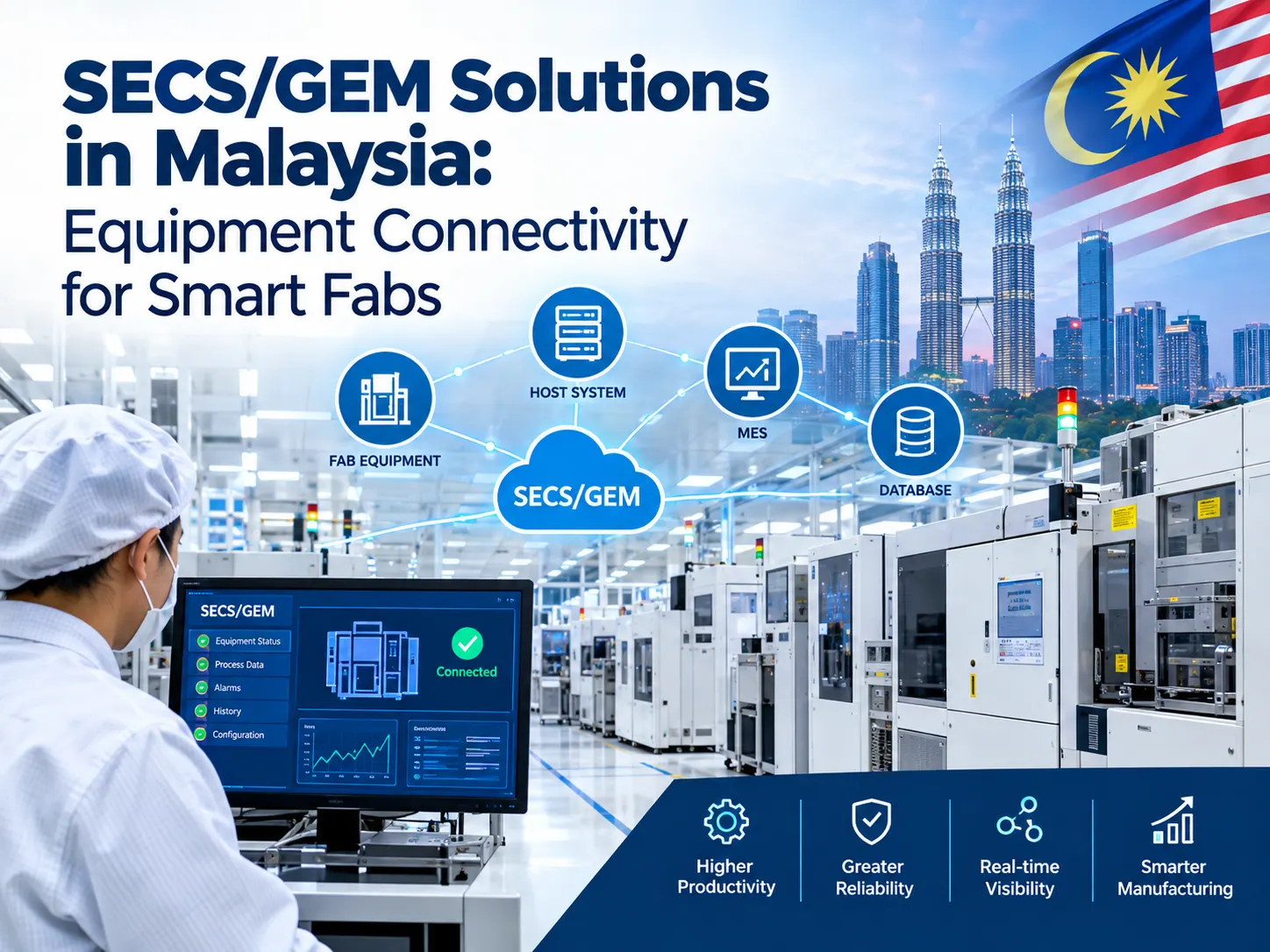 SECS/GEM Solutions in Malaysia: Equipment Connectivity for Smart Fabs