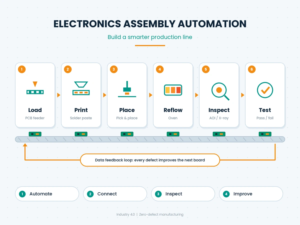 Electronics Assembly Automation: How to Build a Smarter Production Line