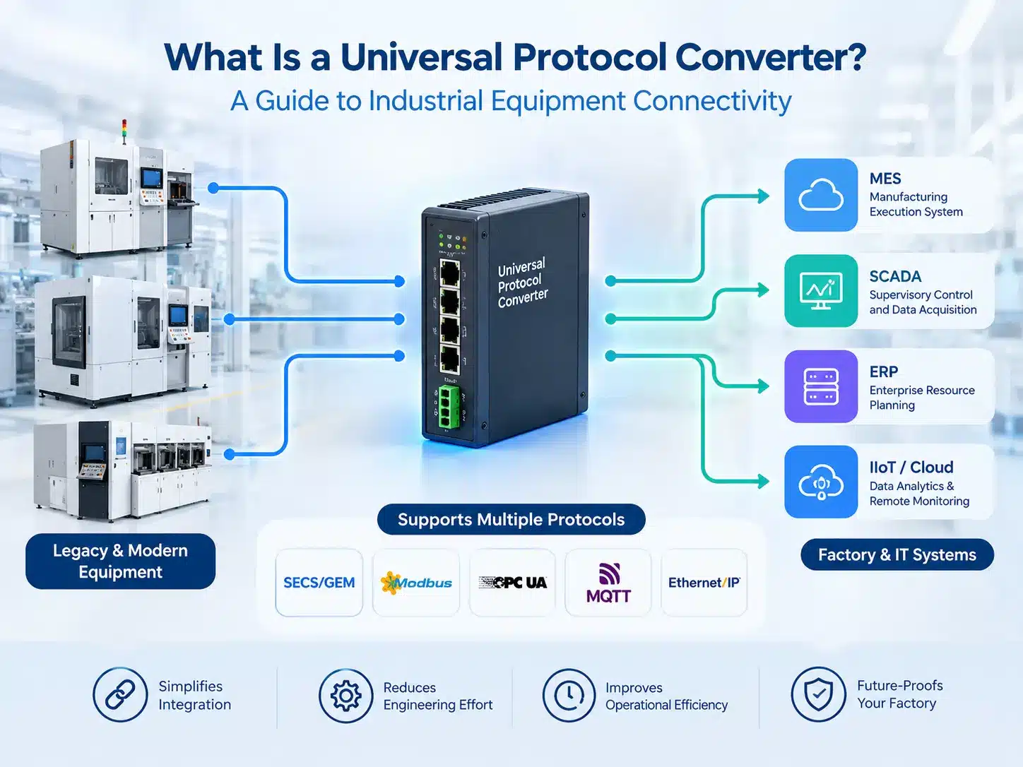 What Is a Universal Protocol Converter? A Guide to Industrial Equipment Connectivity